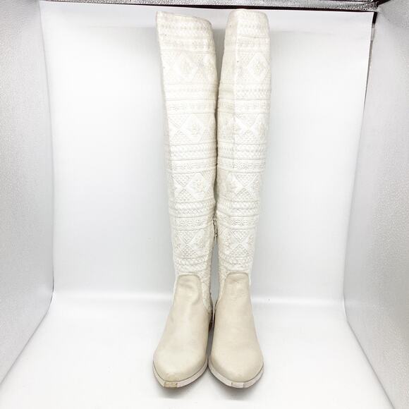 Free People Women's Bren OTK Crochet Western Cowgirl Boots Size US 8 EU 38 - Picture 3 of 15